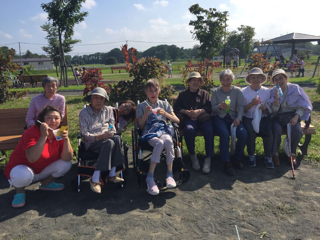 南あいの里町内会夏祭り♪ サービス付き高齢者向け住宅 かえで